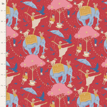 Load image into Gallery viewer, Jubilee by Tilda Fabrics - Background Red Circus Life