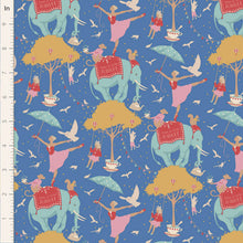Load image into Gallery viewer, Jubilee by Tilda Fabrics - Background Blue Circus Life
