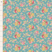 Load image into Gallery viewer, Jubilee by Tilda Fabrics - Background Teal Sue