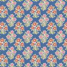 Load image into Gallery viewer, Jubilee by Tilda Fabrics - Background Blue Farm Flowers