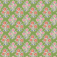 Load image into Gallery viewer, Jubilee by Tilda Fabrics - Background Green Farm Flowers
