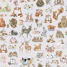 Charger l'image dans la galerie, Together is Better par Hannah Dale pour Maywood Studio - Background Soft Grey One-Way Packed Animals