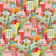 Load image into Gallery viewer, City Life by Uta Krogmann for Paintbrush Studio Fabrics - Cityscape