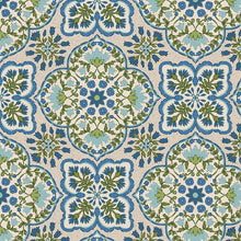 Charger l'image dans la galerie, Blockprint Chic par Paintbrush Studio Fabrics - Background Beige Blockprint Chic