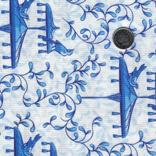 Load image into Gallery viewer, Chinoiserie by Paintbrush Studio Fabrics - Background White Umbrellas and Birds