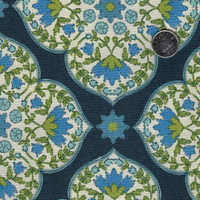 Charger l'image dans la galerie, Blockprint Chic par Paintbrush Studio Fabrics - Background Blue Mandalas