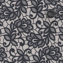 Charger l'image dans la galerie, Laminated Collective par Roucoucou pour Cloud9 - Background Ivory Black Floral Lace