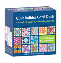 Load image into Gallery viewer, C&T Publishing - Quilt Builder Card Deck - 4 Card Decks