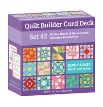 Load image into Gallery viewer, C&T Publishing - Quilt Builder Card Deck - 4 Card Decks
