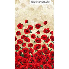 Load image into Gallery viewer, Oh Canada - Stonehenge 11th Anniversary Edition by Northcott - Background Cream Poppy Ombre