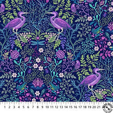 Load image into Gallery viewer, Water's Edge by Brett Lewis for Northcott - Background Navy Water's Edge