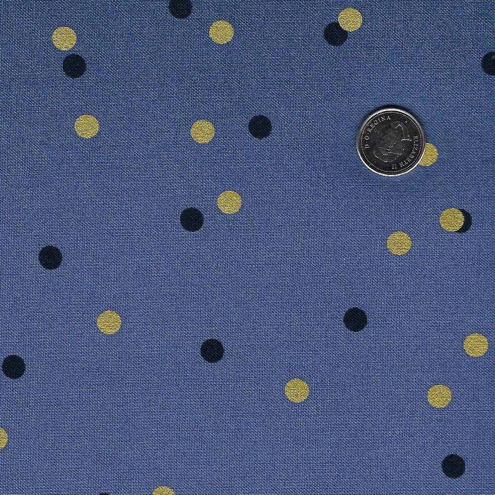 Ombre Confetti Metallic by V &Co for Moda - Indigo