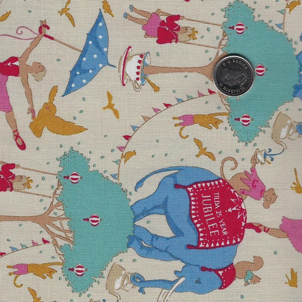 Jubilee by Tilda Fabrics - Background Cream Circus Life