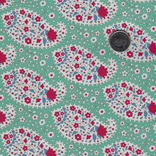 Load image into Gallery viewer, Jubilee by Tilda Fabrics - Background Teal Teardrop