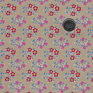 Jubilee by Tilda Fabrics - Background Sand Farm Flowers