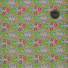 Load image into Gallery viewer, Jubilee by Tilda Fabrics - Background Green Farm Flowers
