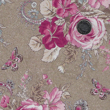Load image into Gallery viewer, Meadow Blush by Maywood Studio - Background Dark Tan Bouquet