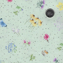 Charger l'image dans la galerie, Together is Better par Hannah Dale pour Maywood Studio - Background Pale Green Flowers and Butterflies