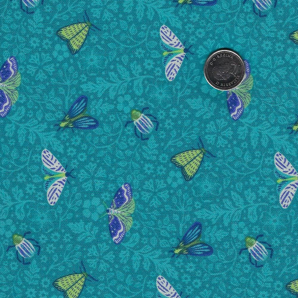 Water's Edge by Brett Lewis for Northcott - Background Teal Jitterbug