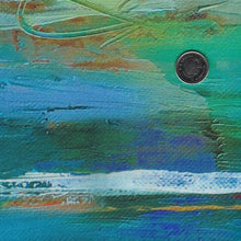 Load image into Gallery viewer, Lotus by Tim Parker for Northcott - Background Dark Blue Texture Ombre