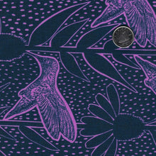 Charger l'image dans la galerie, Indelible Ink par Anna Maria pour Northcott - Background Navy Humming