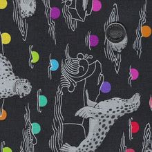 Load image into Gallery viewer, True Colors Graywork by Tula Pink for Free Spirit - Carbon Seal the Deal