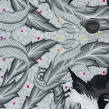 Load image into Gallery viewer, True Colors Graywork by Tula Pink for Free Spirit - Whisper Huffin & Puffin