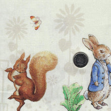 Load image into Gallery viewer, Peter Rabbit and Friends by Beatrix Potter for Rile Blake Designs - Border Print Background Cloud