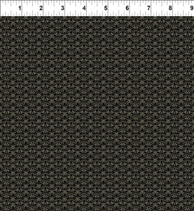 Legendary Journeys by Jason Yente for In The Beginning Fabrics - Black Tone on Tone Gray Chainmail