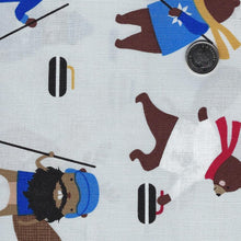 Load image into Gallery viewer, Under the Northern Lights by Andie Hanna for Robert Kaufman - Background Grey Curling