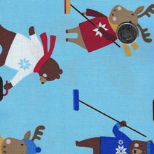 Load image into Gallery viewer, Under the Northern Lights by Andie Hanna for Robert Kaufman - Background Blue Curling