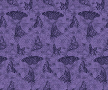 Load image into Gallery viewer, Indelible Ink by Anna Maria for Northcott - Background Blueberry Winging It