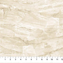 Load image into Gallery viewer, 108 Inches Wide Backing - Stonehenge Surfaces by Northcott - Background Cream Marble
