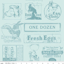 Load image into Gallery viewer, Egg Hunt by J. Wecker Frisch for Riley Blake Designs - Background Aqua Easter Ads