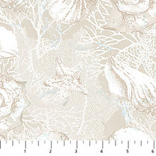 Load image into Gallery viewer, Sea Breeze by Deborah Edwards and Melanie Samra for Northcott - Background Cream Shells