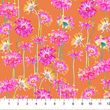Load image into Gallery viewer, Margo by Adriana Picker for Figo Fabrics - Background Orange Gerbera
