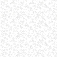 Load image into Gallery viewer, Solitaire Whites by Maywood Studio - White Tone on Tone Lacy Vines