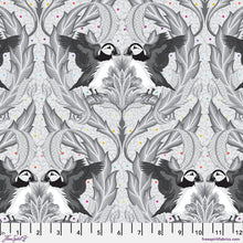 Load image into Gallery viewer, True Colors Graywork by Tula Pink for Free Spirit - Whisper Huffin & Puffin