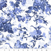 Load image into Gallery viewer, Blue Belle by Maywood Studio - Background White Large Floral