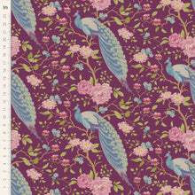 Load image into Gallery viewer, Chic Escape by Tilda Fabrics - Peacock Tree Grape