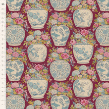 Load image into Gallery viewer, Chic Escape by Tilda Fabrics - Flowervase Maroon