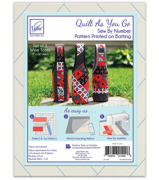 Sew by Number by June Tailor - Quilt as You Go Kits – Mad Moody