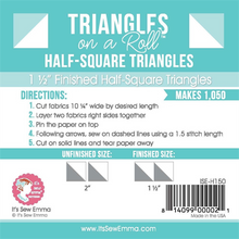 Load image into Gallery viewer, Triangles on a Roll - 7 Sizes