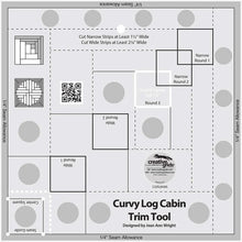 Load image into Gallery viewer, Creative Grids - Non-Slip Curvy Log Cabin Trim Tool - 4 Sizes