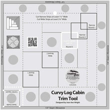 Load image into Gallery viewer, Creative Grids - Non-Slip Curvy Log Cabin Trim Tool - 2 Sizes
