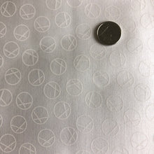 Load image into Gallery viewer, Century Whites by Andover Fabrics - White Tone on Tone Circle X's