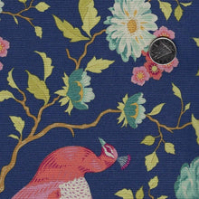 Load image into Gallery viewer, Chic Escape by Tilda Fabrics - Peacock Tree Navy Blue