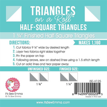 Load image into Gallery viewer, Triangles on a Roll - 7 Sizes