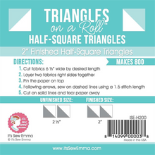 Load image into Gallery viewer, Triangles on a Roll - 7 Sizes