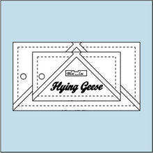 Load image into Gallery viewer, Bloc Loc - Flying Geese Ruler Set - 3 Sizes